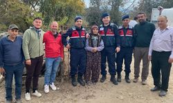 Kayıp Alzheimer hastası yaşlı kadını jandarma buldu