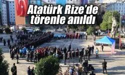 Atatürk Rize’de törenle anıldı