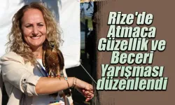 Rize’de ‘Atmaca Güzellik ve Beceri Yarışması’ düzenlendi