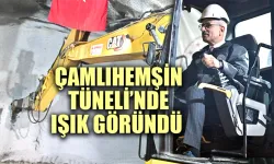 Çamlıhemşin Tüneli’nde Işık Göründü