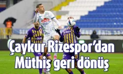 Çaykur Rizespor deplasmanda Eyüpspor'u mağlup etti