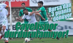 Çayelispor İnegöl deplasmanından 3 puanla dönüyor