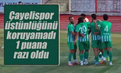 Çayelispor Nevşehir deplasmanında 1 puana razı oldu