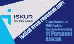 Rize'de İUP kapsamında 11 kişi işe alınacak