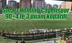 Smart Holding Çayelispor uazatmada 3 puanı aldı