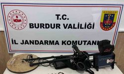 Burdur’da kaçak kazı şüphelisi yakalandı