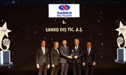 SANKO Dış Ticaret’e “ihracatın yıldızı” ödülü