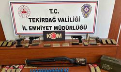 Tekirdağ’da silah ticaretine operasyon: 7 şüpheliye işlem