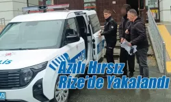 İsmi birçok yerde hırsızlığa karışan şahıs Rize’de yakayı ele verdi