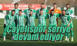 Çayelispor galibiyet serisine devam ediyor.