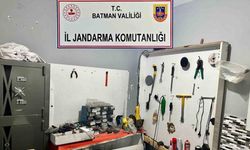 Batman’da kaçak silah imalathanesine düzenlenen baskında 1 kişi gözaltına alındı