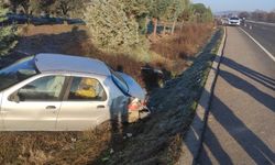 Manisa’da trafik kazası: 1 ölü 1 yaralı