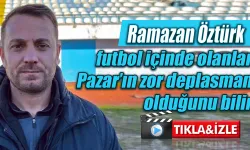 Ramazan Öztürk: "9 puanlık bir maça daha çıkacağız"