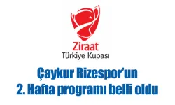 Ziraat Türkiye Kupası’nda 2. hafta maçlarının programı açıklandı