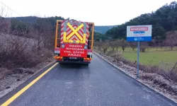 Sakarya Büyükşehir'den kırsal yollarda çizgi mesaisi