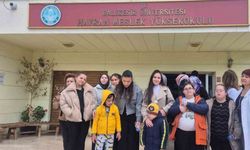 Down sendromlu çocuklar Havran Meslek Yüksekokulu’nda ağırlandı