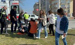 Edirne’de motosiklet ile otomobil çarpıştı: 1 yaralı