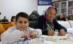 Filizden Çınara etkinliği: Büyükler torunlarıyla boyama yaptı