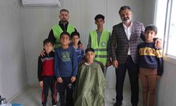 Hasta ve engelli afetzedelere ücretsiz bayram tıraşı