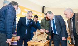 Hükümlülerin ürettiği kovanlar üreticilere dağıtıldı
