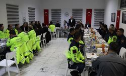 Kaymakam Tok ve Başkan Arslan, polis ve jandarma personelleriyle iftarda buluştu