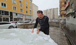 Mart karı Kayseri’yi beyaza bürüdü