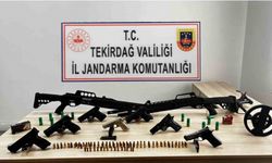 Tekirdağ’da jandarmadan kaçakçılık ve silah operasyonları