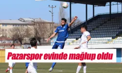 Pazarspor evinde Alanya 1221 FSK'ye 1-0 mağlup oldu