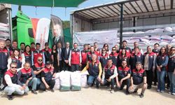 Biga’da Çiftçilere Hibeli Çeltik ve Sorgum Tohumu