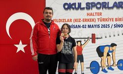 Denizlili genç halterci Türkiye şampiyonu oldu