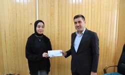 Elazığ’da dereceye giren öğrencilere ödül