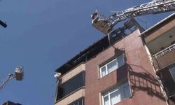 Gaziosmanpaşa’da 4 katlı binada yangın çıktı, 1 kişi dumandan etkilendi
