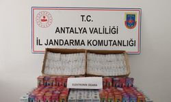 Gazipaşa’da 850 adet kaçak elektronik sigara ele geçirildi