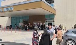 Hastanede deprem panik anları