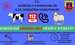 Jandarmadan Kurban Bayramı öncesi hırsızlık uyarısı