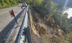 Kastamonu’da heyelanlar sahil yolunda tehlike oluşturuyor