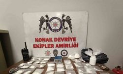 Motosikletli uyuşturucu tacirleri polisten kaçamadı