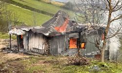 Ordu’da yaşlı adamın evi, çıkan yangında küle döndü