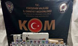 Piyasa değeri 1 milyon lira olan kaçak eşya ele geçirildi