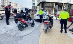 Sigortasız ve plakasız motosikletin ehliyetsiz ve kasksız sürücüsüne 54 bin lira ceza