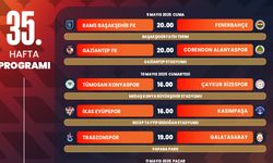 Trendyol Süper Lig’de 35. haftanın programı açıklandı