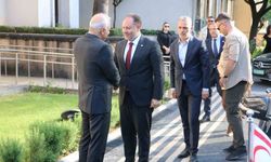 KKTC Cumhuriyet Meclisi Başkanı Öztürkler Diyarbakır Valiliğini ziyaret etti