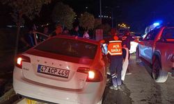 Mardin’de otomobil refüje çıktı, sürücü yaralandı