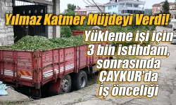 Yılmaz Katmer Müjdeyi verdi 3 bin istihdam ve...