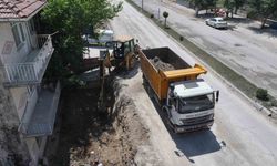 Alternatif hastane yolu için Erbaa’da yol yenileme çalışmaları başladı