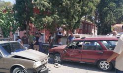 Bozdoğan’da zincirleme trafik kazası: 2 yaralı