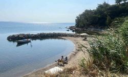 Burhaniye’de Pelitköy İçmeler Sahili sakinleri kıyı işgaline tepkili