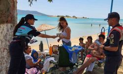 Didim’de jandarma ekipleri vatandaşları orman yangınlarına karşı bilinçlendirdi