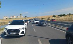 Edirne’de TYT öncesi trafik yoğunluğu