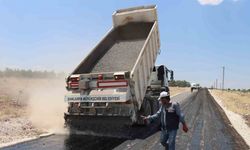 Hilvan kırsalında karayolları standartlarında yol
